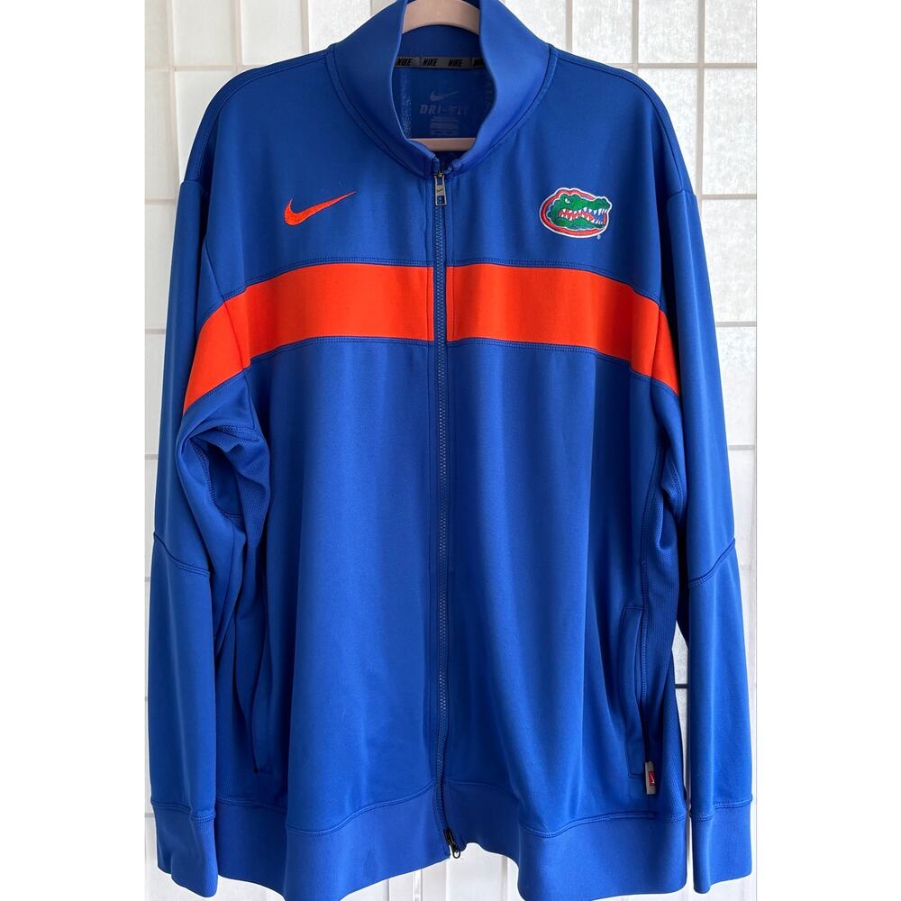 Nike Florida Gators Dri-FIT Track Jacket Mens XXL Full Zip NCAA Athletic